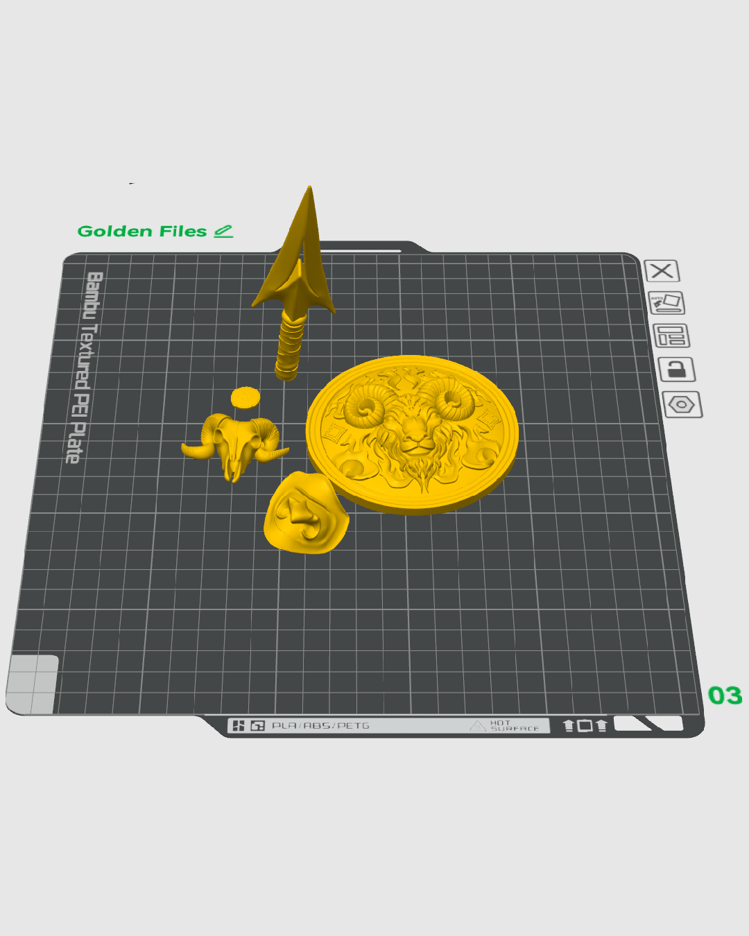 Ares 3D printed collectible 11