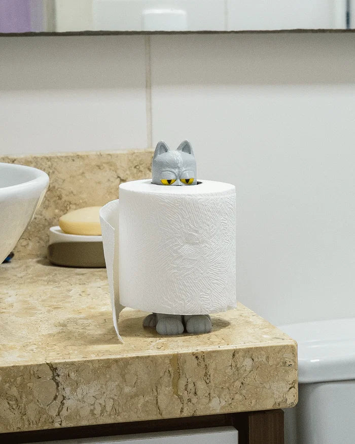 Cat in a Roll – Toilet Paper Holder