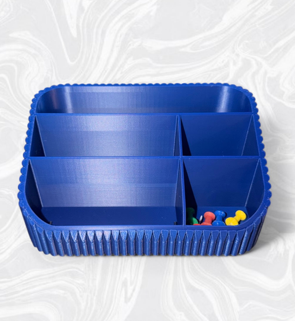 Multi-compartment desk organizer