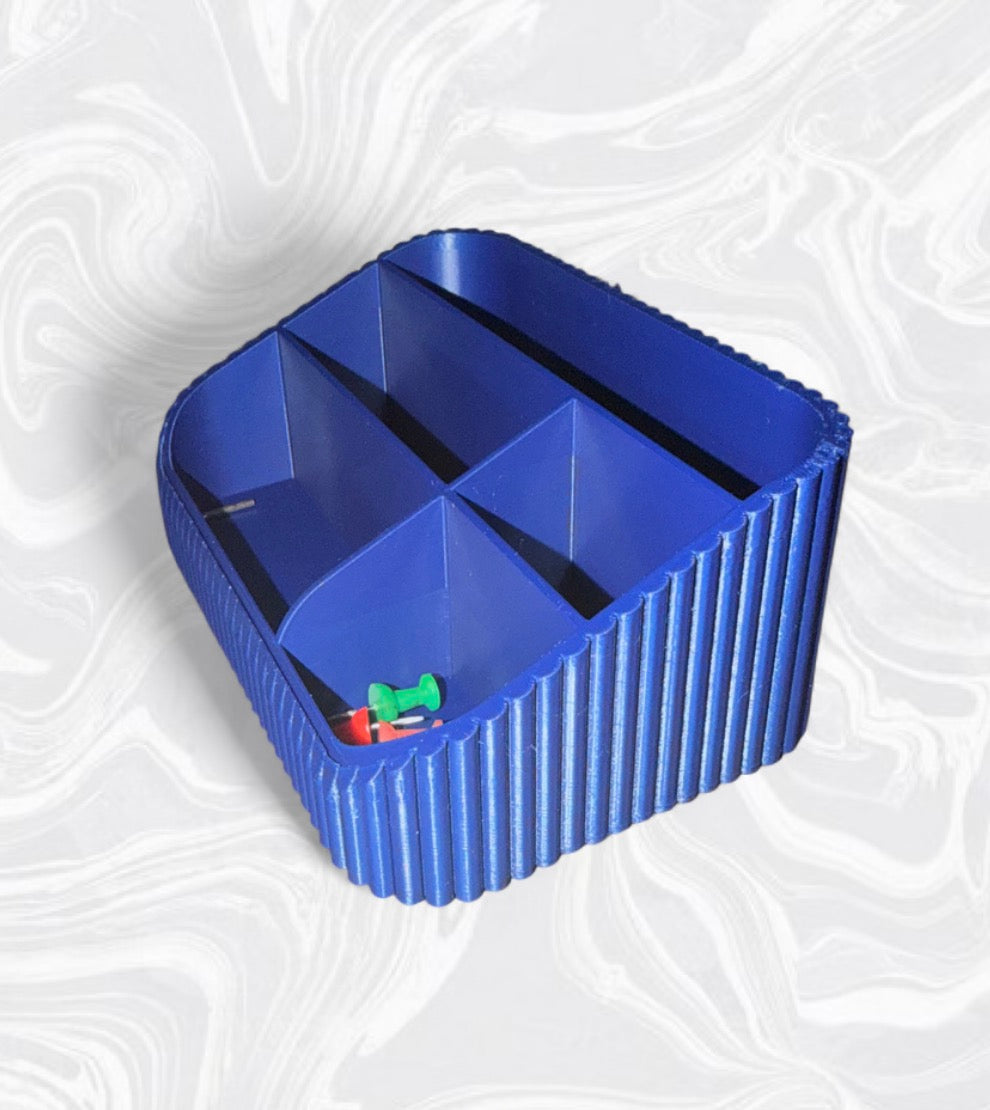 Multi-compartment desk organizer