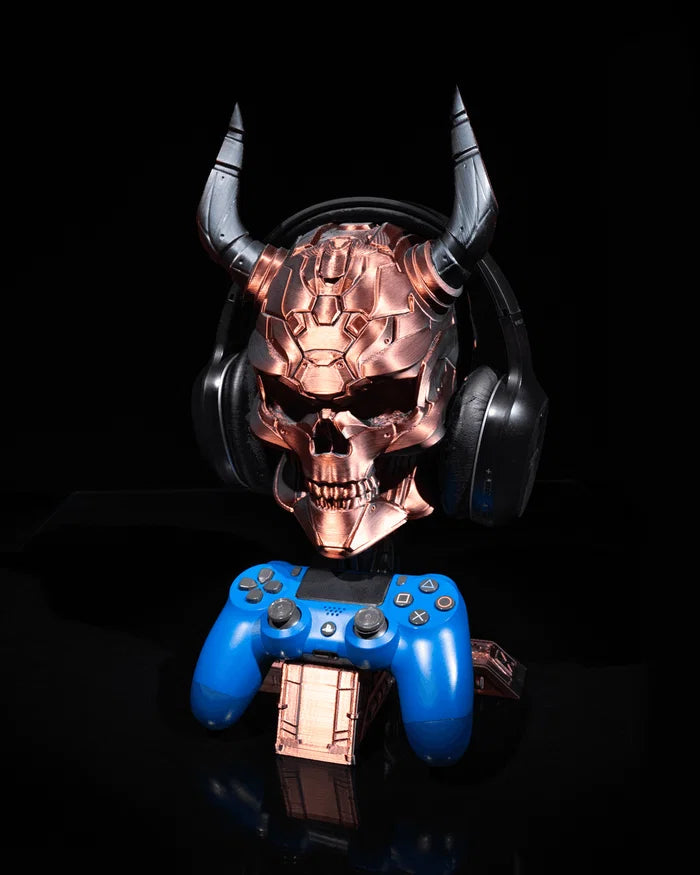 Sci-Fi Skull – Controller and Headphone Holder
