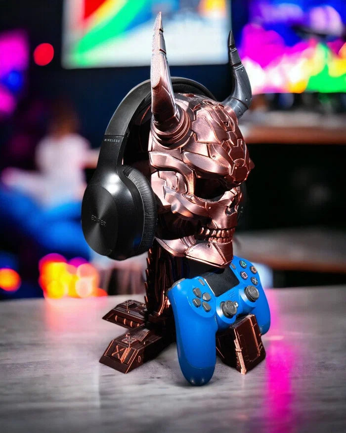 Sci-Fi Skull – Controller and Headphone Holder