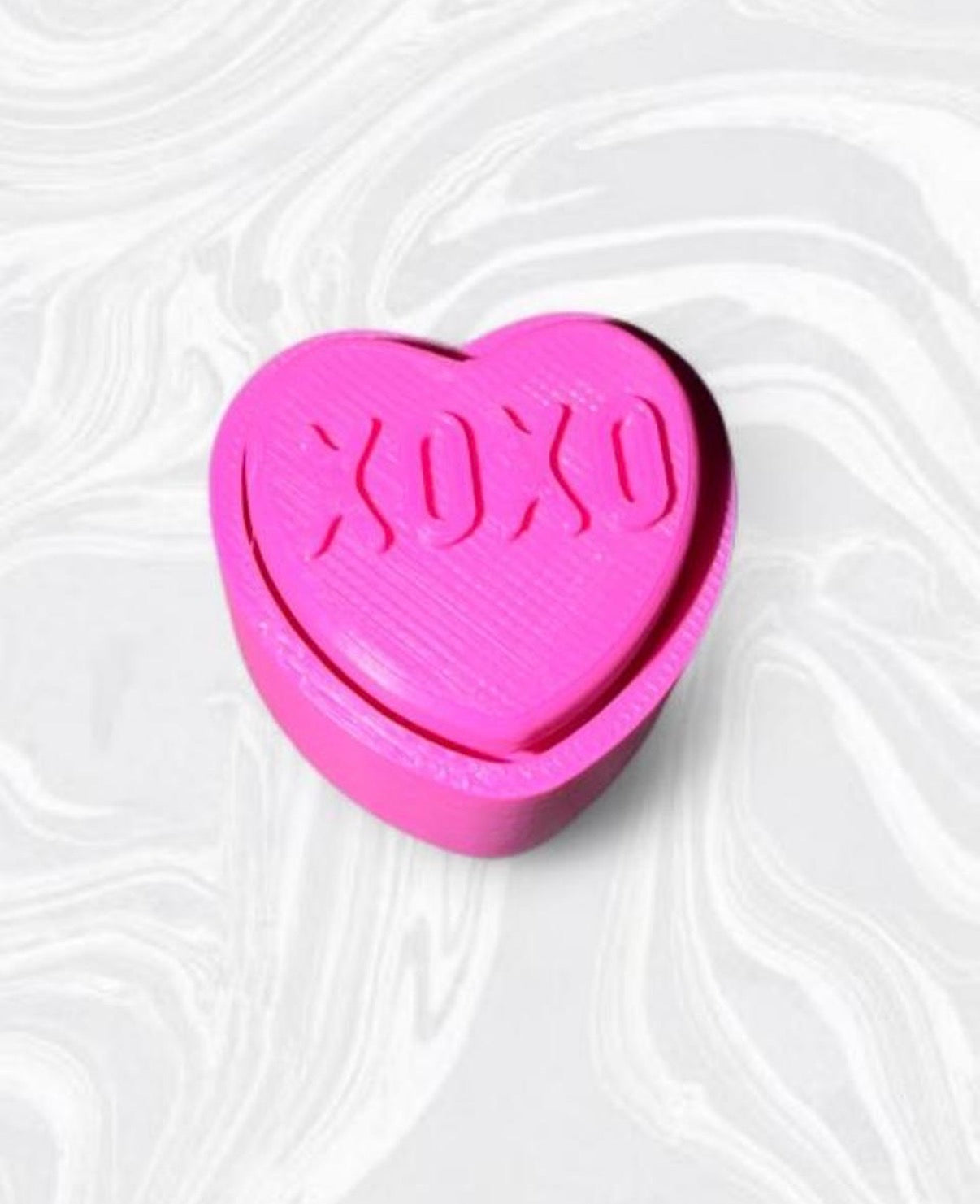 Pink Conversation Heart Fidget Clicker