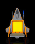 Jet Fighter Pen and Sticky Note Holder